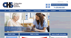 Desktop Screenshot of crittenden-health.org